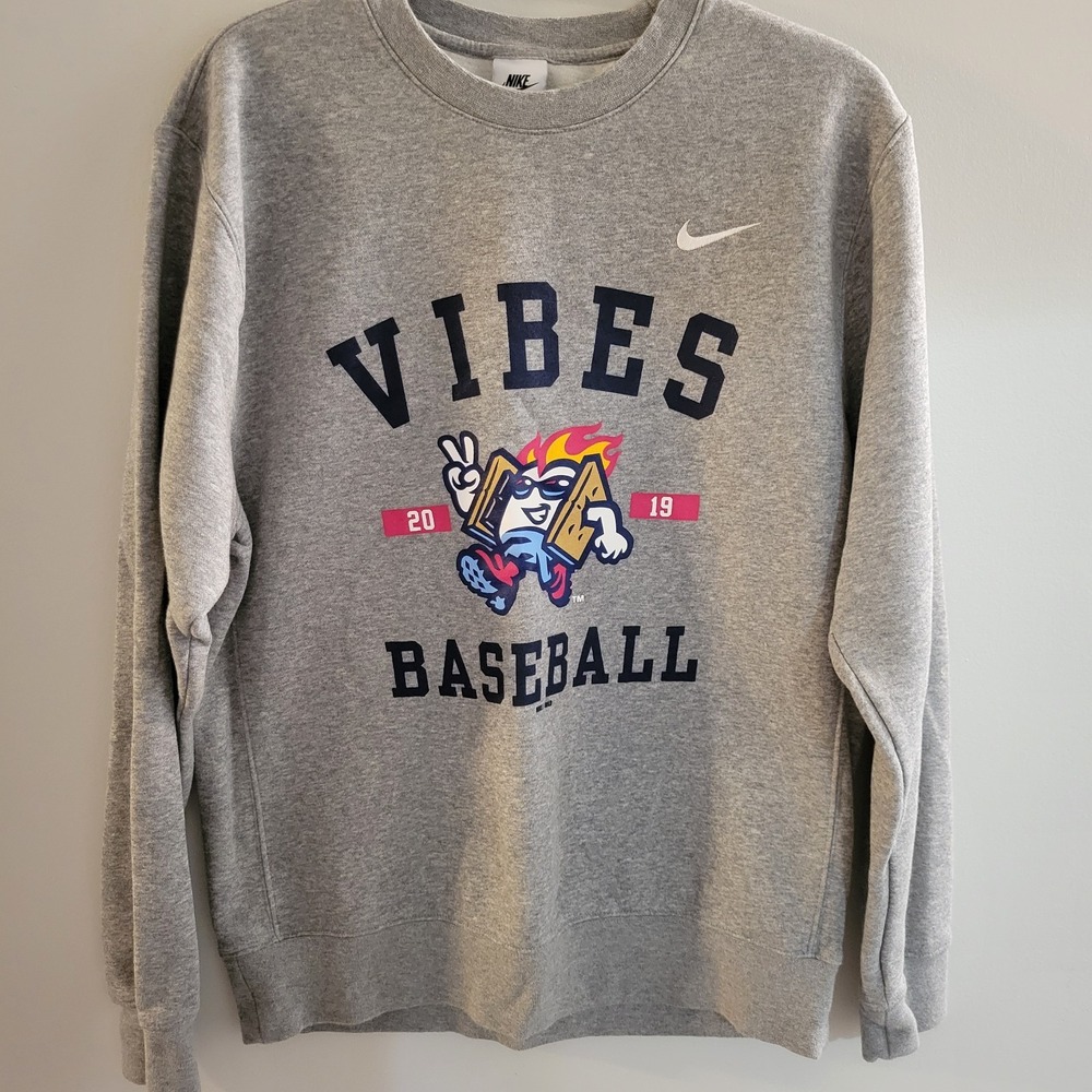 Nike Rocky Mountain Vibes MILB Sweatshirt Size Small Gray CJ1614-063